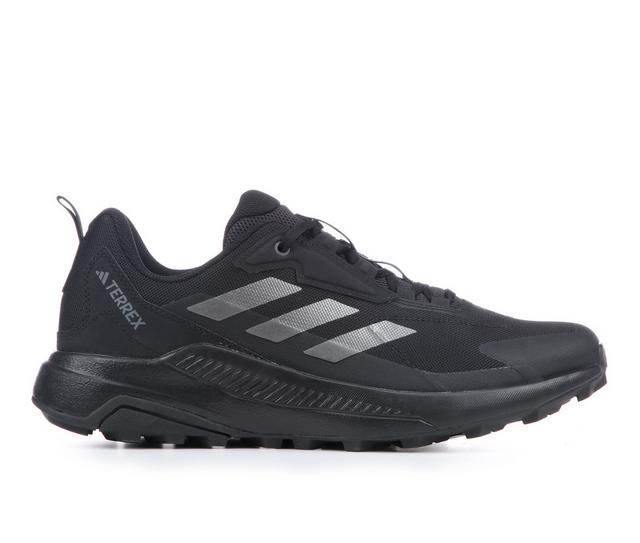 Men's Adidas Terrex Anylander Trail Running Shoes in Black/Black color