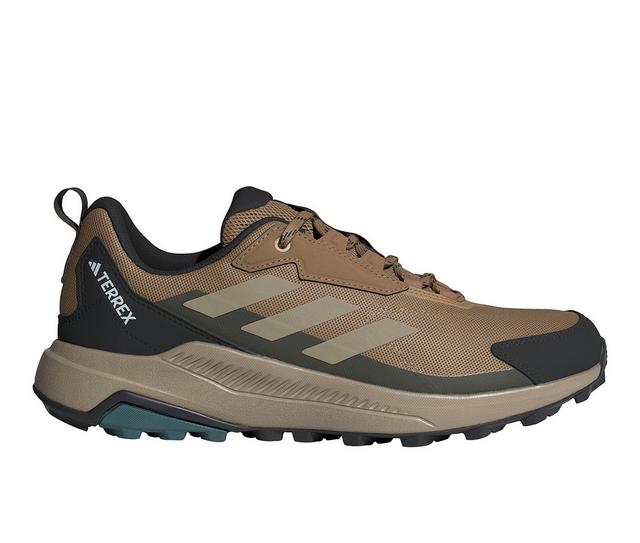 Men's Adidas Terrex Anylander Trail Running Shoes in Beige/Khaki color