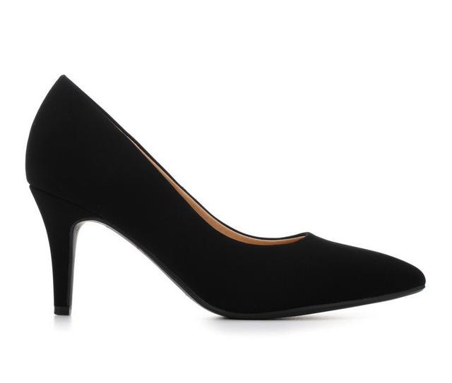 Women's Solanz Coen Pumps in Black Nubuck color