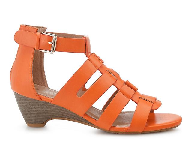 Women's Henry Ferrara Catana Dress Sandals in Orange color