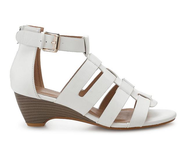 Women's Henry Ferrara Catana Dress Sandals in White color