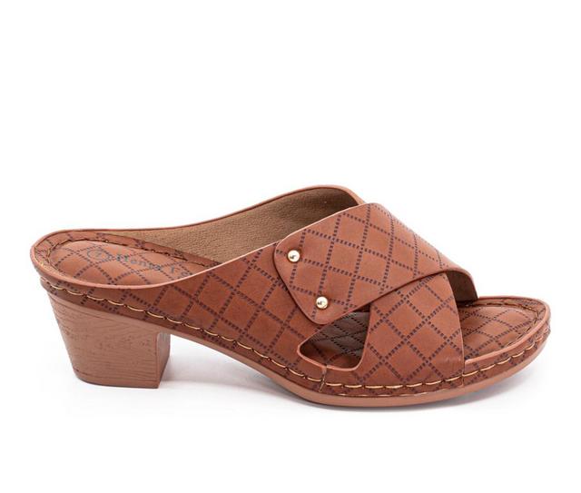 Women's Henry Ferrara Costarica-3 Dress Sandals in Brown color