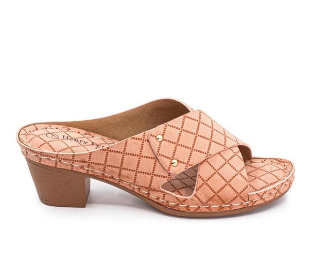 Women's Henry Ferrara Costarica-3 Dress Sandals in Pink color