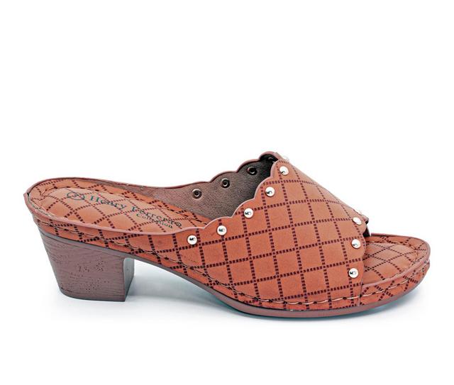 Women's Henry Ferrara Costarica-4 Dress Sandals in Tan color