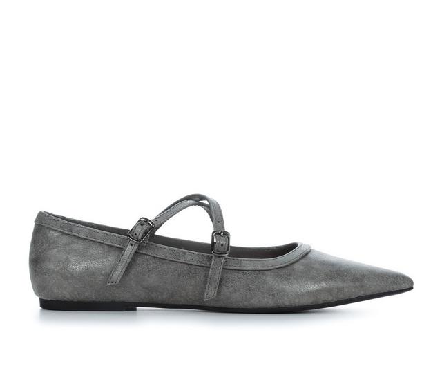 Women's Soda Beatrix Flats in Grey color