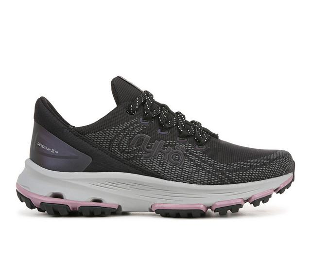 Women's Ryka Devotion X TR Trail Running Shoes in Black color