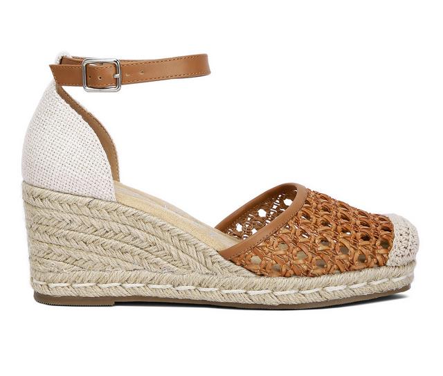 Women's London Rag Mason Espadrille Wedges in Tan color