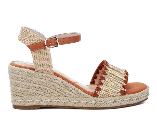 Women's London Rag Lucas Espadrille Wedges in Tan color