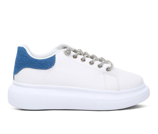 Women's London Rag Jaxen Platform Sneakers in White color