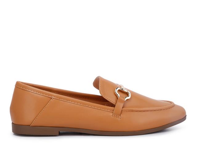 Women's London Rag Taula Horsebit Loafers in Tan color