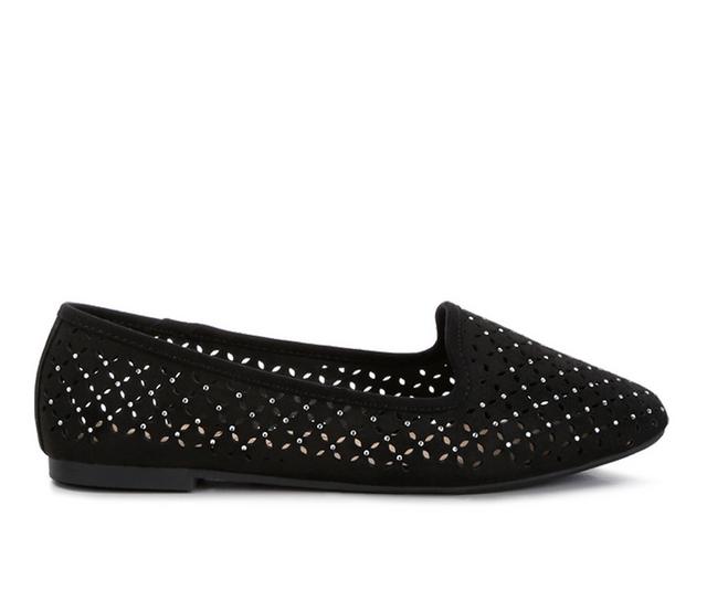 Women's London Rag Gordon Flats in Black color
