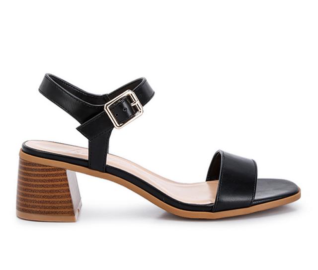 Women's London Rag Varya Dress Sandals in Black color