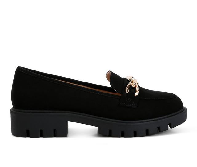 Women's London Rag Jacop Loafers in Black color