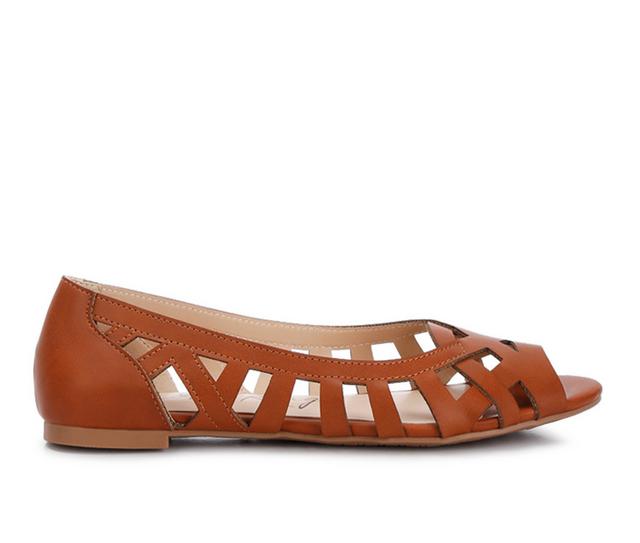 Women's London Rag Moira Flats in Tan color