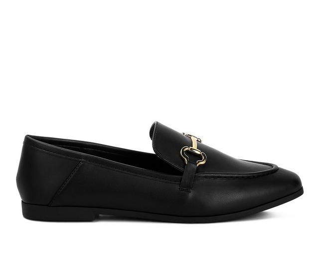 Women's London Rag Finola Horsebit Loafers in Black color