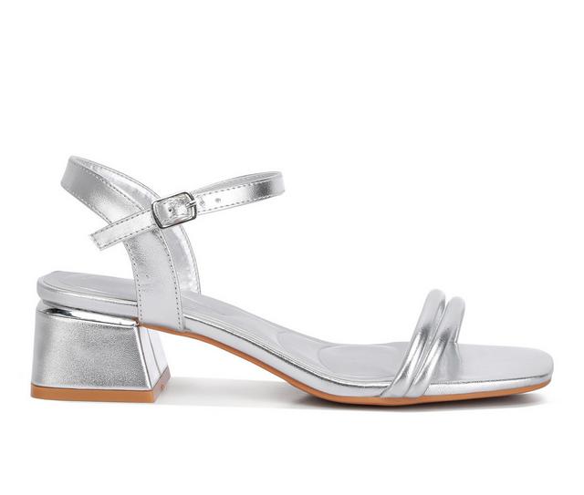 Women's London Rag Zabou Dress Sandals in Silver color