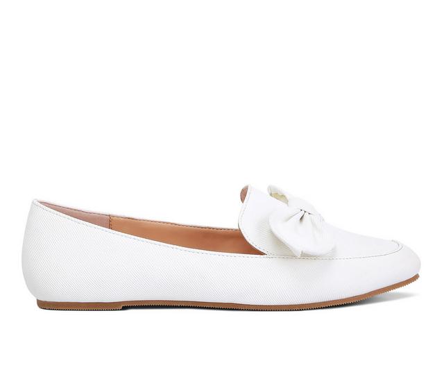 Women's London Rag Waveney Loafers in Off White color