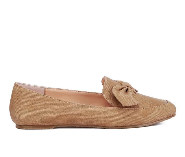 Women's London Rag Waveney Loafers in Tan color