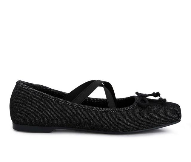 Women's London Rag Arimer Flats in Black color