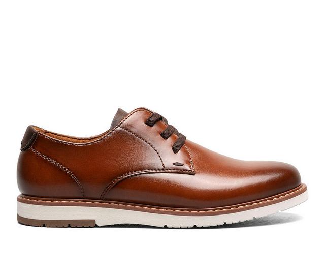 Boys' Florsheim Little& Big Kid Vibe Plain Toe Dress Oxfords in Cognac color