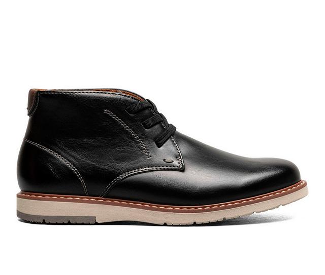 Florsheim LIttle & Big Kid Vibe Plain Toe Chukka Dress Boots in Black color