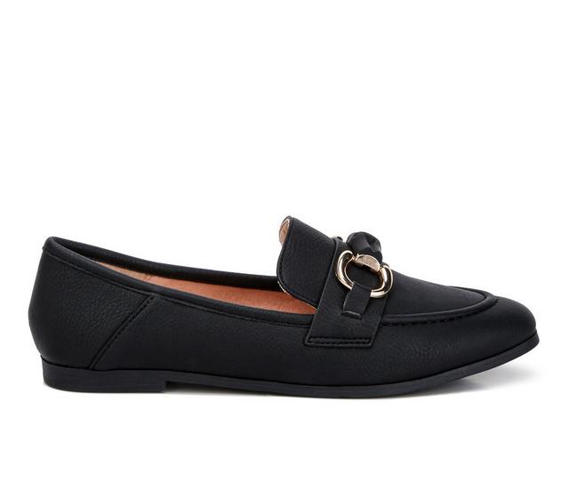 Women's Rag & Co Asher Horsebit Loafers in Black color