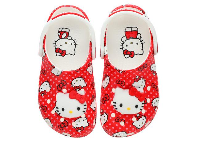 Kids' Crocs Little Kid & Big Kid Hello Kitty Red Classic Clogs in Red/Multi color
