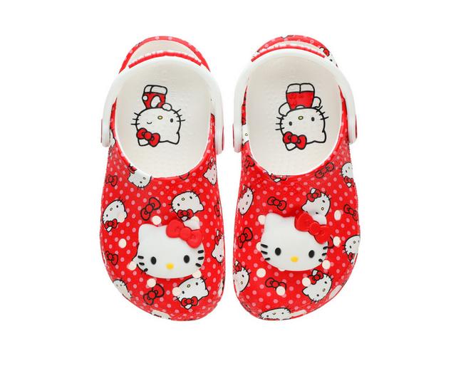 Kids' Crocs Infant & Toddler Hello Kitty Red Classic Clogs in Red/Multi color