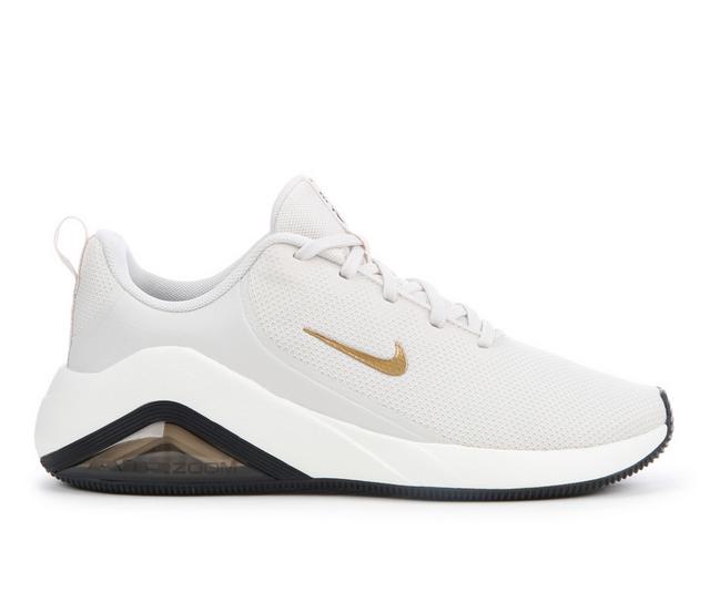 Women's Nike Air Bella 7 Training Shoes in Be/Gld/Blk color