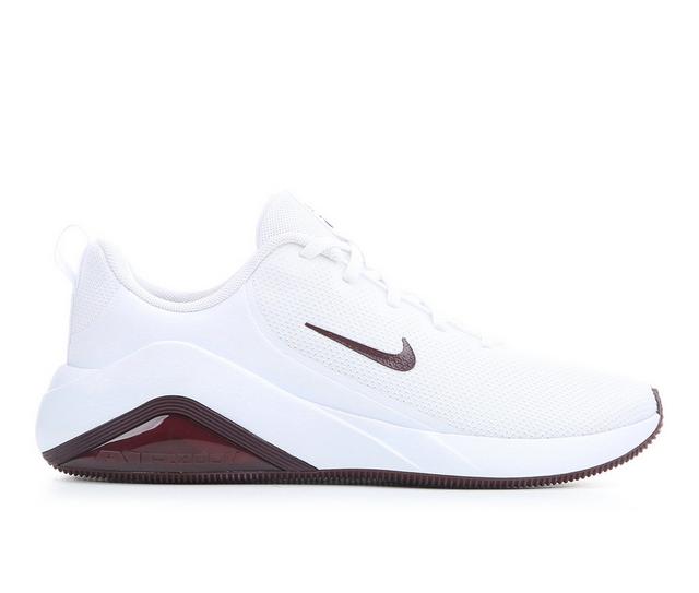 Women's Nike Air Bella 7 Training Shoes in White/Burg color