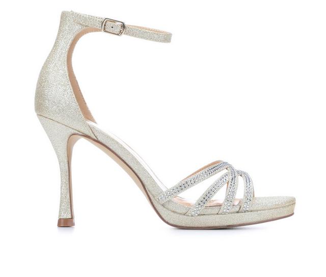 Women's American Glamour BadgleyM Joana Special Occasion Shoes in Gold color