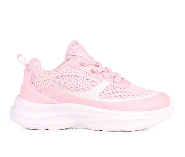 Girls' Nautica Toddler & Little Kid Galey 2R Running Shoes in Light Pink/Wht color