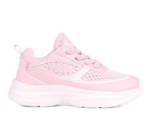 Girls' Nautica Toddler & Little Kid Galey Running Shoes in Light Pink/Wht color