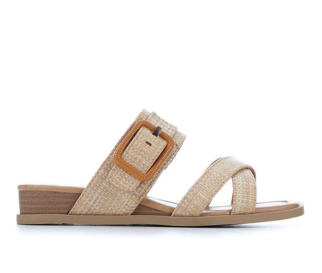 Women's Solanz W-Cabin Wedge Sandals in Natural color