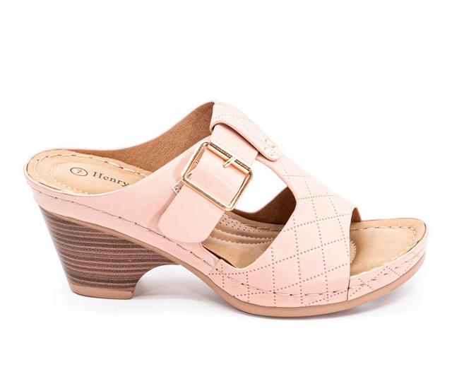 Women's Henry Ferrara Party-200 Dress Sandals in Pink color