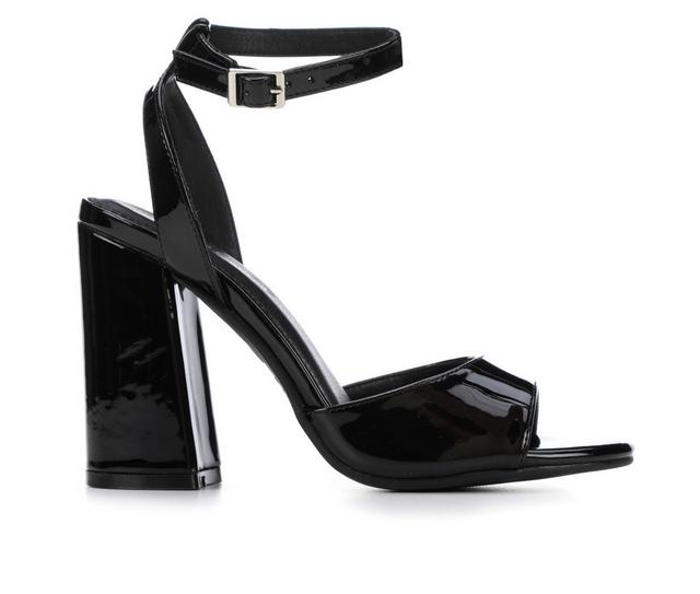 Women's Rampage Nella Dress Sandals in Black color