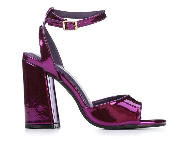 Women's Rampage Nella Dress Sandals in Purple color