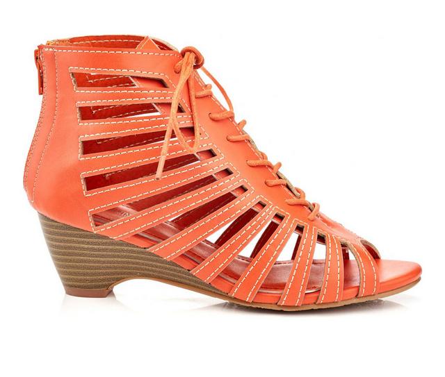 Women's Henry Ferrara Nira Dress Sandals in Orange color