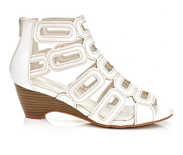 Women's Henry Ferrara S507 Dress Sandals in White color