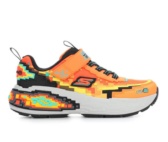 Boys' Skechers Little Kid & Big Kid Megacraft 4 Running Shoes in Orange/Multi color