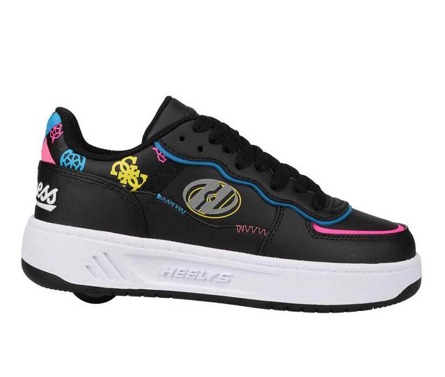 Girls' Heelys Big Kid Guess Rezerve Skate Shoes in Black/Multi color