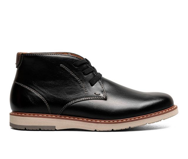 Men's Florsheim Vibe Plain Toe Chukka Dress Boots in Black CH color