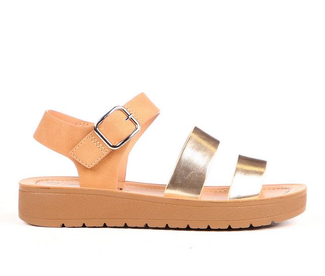 Girls' Soda Little Kid & Big Kid Ajay-IIS Sandals in Gold color