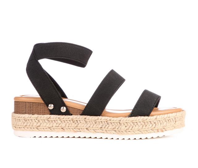 Girls' Soda Little Kid & Big Kid Emma Sandals in Black color