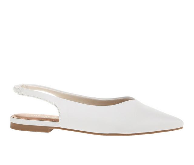 Women's Chinese Laundry Hadiya Flats in White color