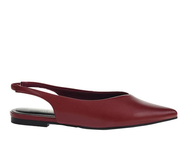 Women's Chinese Laundry Hadiya Flats in Wine color