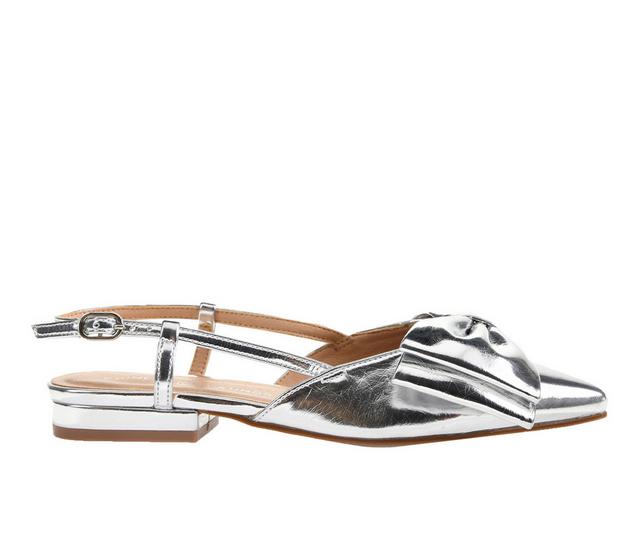 Women's Chinese Laundry Harmony Flats in Silver color