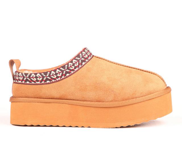 Women's Soda Eagle Clogs in Tan color