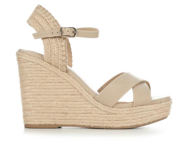 Women's Soda Lorita Wedges in Blonde Kimmie color