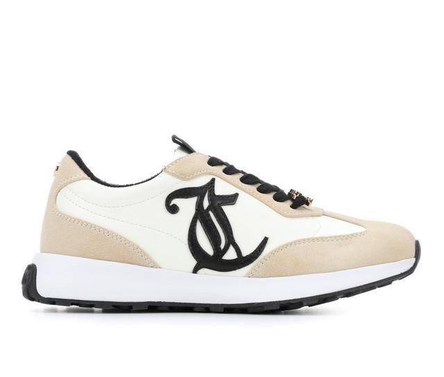 Women's Juicy JC-Eunice Sneakers in Blk/Wht/Ivory color